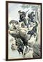 Dogs Used in War by Japanese Russo-Japanese War (Sept 1904)-null-Framed Giclee Print