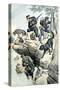 Dogs Used in War by Japanese Russo-Japanese War (Sept 1904)-null-Stretched Canvas