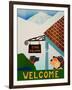 Dogs Welcome Inn-Stephen Huneck-Framed Giclee Print