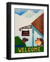 Dogs Welcome Inn-Stephen Huneck-Framed Giclee Print