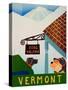 Dogs Welcome Vermont Inn-Stephen Huneck-Stretched Canvas