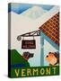 Dogs Welcome Vermont-Stephen Huneck-Stretched Canvas