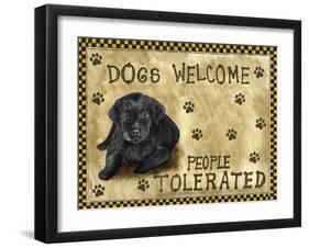 Dogs Welcome-Tina Nichols-Framed Giclee Print