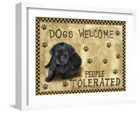 Dogs Welcome-Tina Nichols-Framed Giclee Print