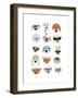 Dogs with Glasses-Hanna Melin-Framed Art Print