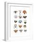 Dogs with Glasses-Hanna Melin-Framed Art Print