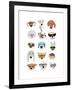 Dogs with Glasses-Hanna Melin-Framed Art Print