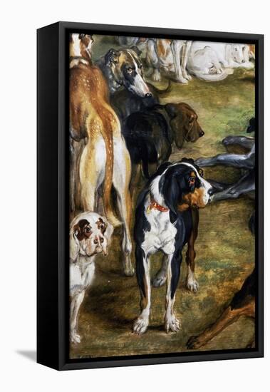 Dogs-Jan Brueghel the Elder-Framed Stretched Canvas
