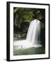 Dogslaughter Falls in Spring, Daniel Boone National Forest, Kentucky, USA-Adam Jones-Framed Photographic Print