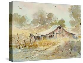 Dogtown Road Barn-LaVere Hutchings-Stretched Canvas