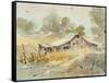 Dogtown Road Barn-LaVere Hutchings-Framed Stretched Canvas