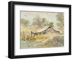 Dogtown Road Barn-LaVere Hutchings-Framed Premium Giclee Print