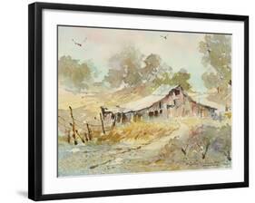 Dogtown Road Barn-LaVere Hutchings-Framed Premium Giclee Print