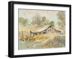 Dogtown Road Barn-LaVere Hutchings-Framed Giclee Print