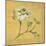 Dogwood Blossom on Gold-Cheri Blum-Mounted Art Print