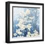 Dogwood Blossoms I Indigo-James Wiens-Framed Art Print