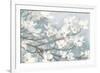 Dogwood Blossoms II Blue Gray Crop-James Wiens-Framed Art Print