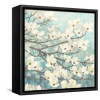 Dogwood Blossoms II-James Wiens-Framed Stretched Canvas
