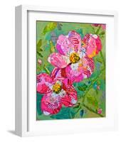 Dogwood Blossoms-null-Framed Art Print