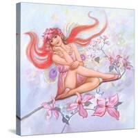 Dogwood Fairy-Judy Mastrangelo-Stretched Canvas