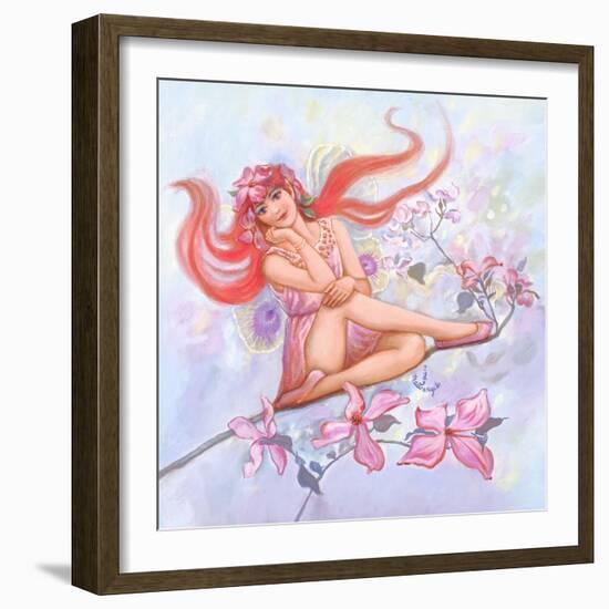 Dogwood Fairy-Judy Mastrangelo-Framed Giclee Print