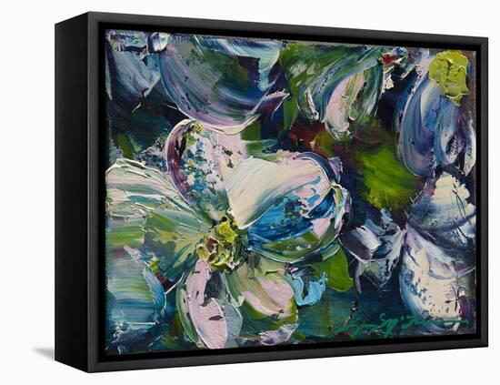 Dogwood Impressions-Lucy P. McTier-Framed Stretched Canvas