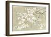 Dogwood in Spring Neutral Crop-Danhui Nai-Framed Art Print