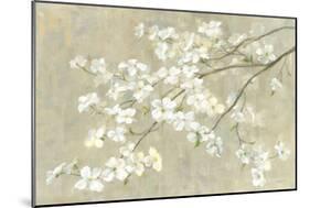 Dogwood in Spring Neutral Crop-Danhui Nai-Mounted Art Print