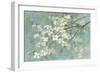 Dogwood in Spring on Blue-Danhui Nai-Framed Premium Giclee Print