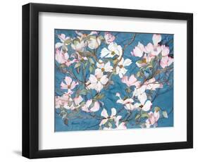 Dogwoods, Pink-Sharon Pitts-Framed Premium Giclee Print