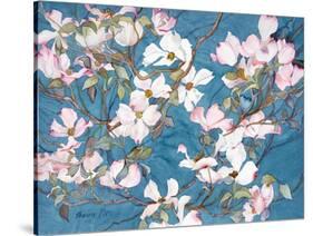 Dogwoods, Pink-Sharon Pitts-Stretched Canvas