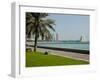 Doha Bay Waterfront, Doha, Qatar, Middle East-Charles Bowman-Framed Photographic Print