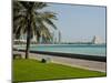 Doha Bay Waterfront, Doha, Qatar, Middle East-Charles Bowman-Mounted Photographic Print