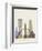 Doha Skyline Poster-paulrommer-Framed Art Print