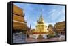 Doi Suthep Temple, Chiang Mai, Thailand, Southeast Asia, Asia-Alex Robinson-Framed Stretched Canvas