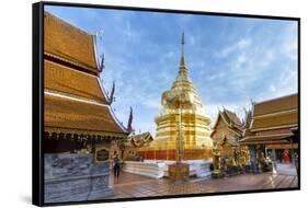 Doi Suthep Temple, Chiang Mai, Thailand, Southeast Asia, Asia-Alex Robinson-Framed Stretched Canvas