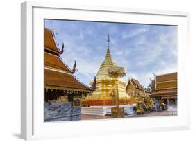 Doi Suthep Temple, Chiang Mai, Thailand, Southeast Asia, Asia-Alex Robinson-Framed Photographic Print