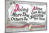 Doing More Than Others Do-null-Mounted Art Print