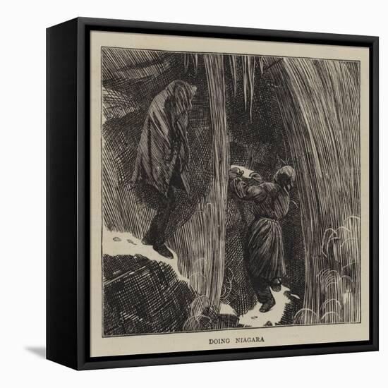 Doing Niagara-Arthur Boyd Houghton-Framed Stretched Canvas