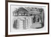 Doing the Ale Rounds at Barclay and Perkins Brewery-null-Framed Art Print