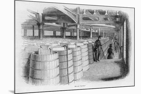 Doing the Ale Rounds at Barclay and Perkins Brewery-null-Mounted Art Print