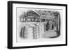 Doing the Ale Rounds at Barclay and Perkins Brewery-null-Framed Art Print