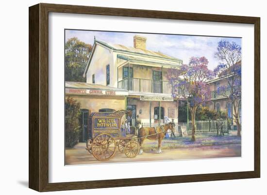 Doing the Rounds-John Bradley-Framed Giclee Print