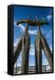 Dois Candangos (The Warriors), Monument of Builders of Brasilia, Brazil, South America-Michael Runkel-Framed Stretched Canvas