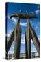 Dois Candangos (The Warriors), Monument of Builders of Brasilia, Brazil, South America-Michael Runkel-Stretched Canvas