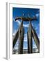 Dois Candangos (The Warriors), Monument of Builders of Brasilia, Brazil, South America-Michael Runkel-Framed Photographic Print