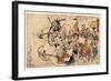 Doke Hyakumanben-Kawanabe Kyosai-Framed Giclee Print