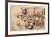 Doke Hyakumanben-Kawanabe Kyosai-Framed Giclee Print