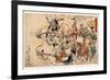 Doke Hyakumanben-Kawanabe Kyosai-Framed Giclee Print