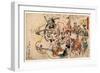 Doke Hyakumanben-Kawanabe Kyosai-Framed Giclee Print